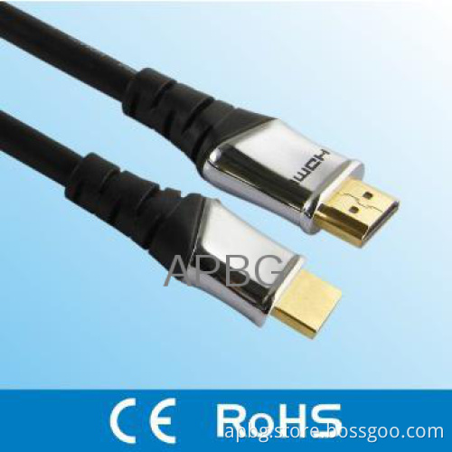 Glod Plated Metal Casing hdmi cable